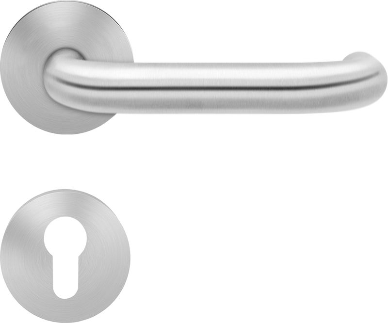 Kreta XL - Komplet klamek drzwiowych ze stali nierdzewnej, wersja EPRO